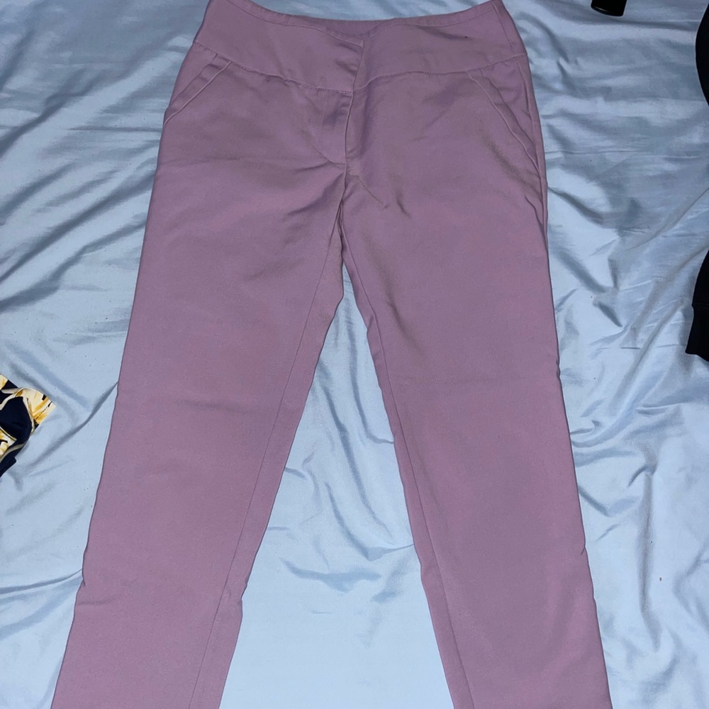 New York and company size 0 cropped lilac dress pants